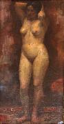 Nicolae Vermont Nud, ulei pe panza France oil painting artist